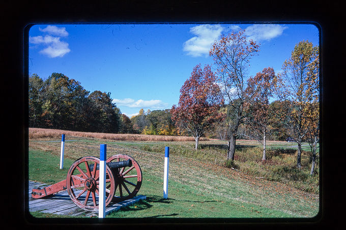 An uncropped real slide as seen by the camera