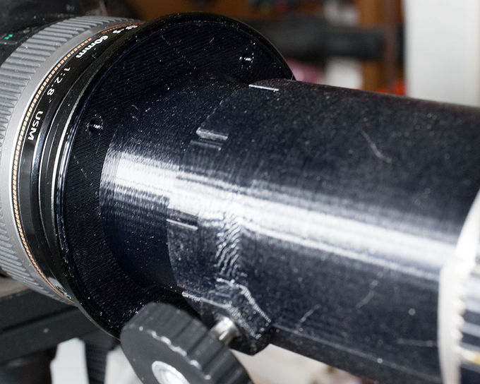 Attached to three sections of an Xtend-a-Slide tube