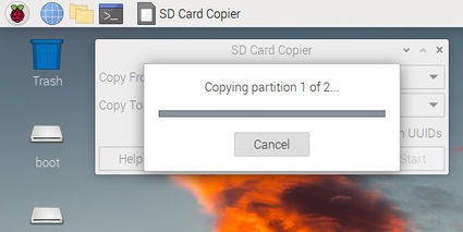 Now it is doing the copy